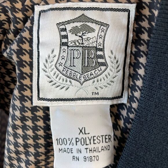 Pebble Beach Pullover Wind Breaker Size XL EUC - Picture 7 of 7